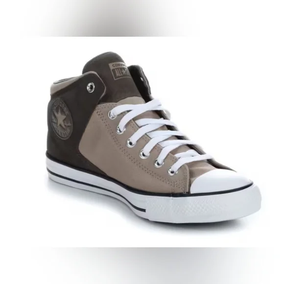 Converse Chuck Taylor Midrise Sneakers-Cargo/Truffle Sz 7.5 - Picture 7 of 11
